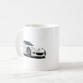 2010-12年のコルベットの白車 コーヒーマグカップ (正面左)