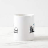 2010-12年のコルベットの白車 コーヒーマグカップ (中央)