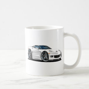 2010-12年のコルベットの白車 コーヒーマグカップ