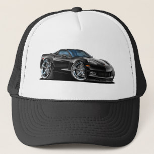 2010-12年のコルベットの黒い車 キャップ