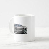 2010-12年のCamaroの灰色黒い車 コーヒーマグカップ (正面左)