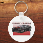 2010_Camaro_Black キーホルダー (正面)