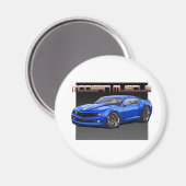2010_Camaro_Blue マグネット (正面/裏面)