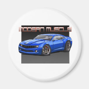 2010_Camaro_Blue マグネット
