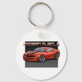 2010_Camaro_Orange キーホルダー (正面)