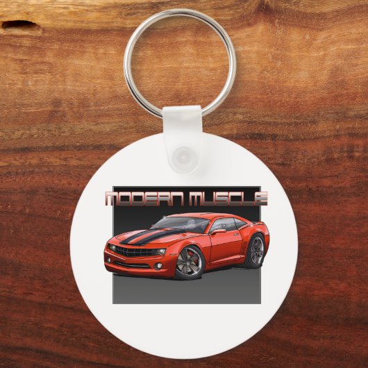 2010_Camaro_Orange キーホルダー (正面)
