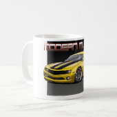 2010_Camaro_Yellow コーヒーマグカップ (正面左)