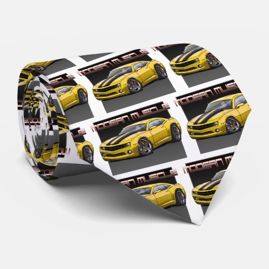 2010_Camaro_Yellow ネクタイ (ロール)