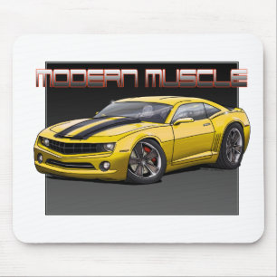 2010_Camaro_Yellow マウスパッド