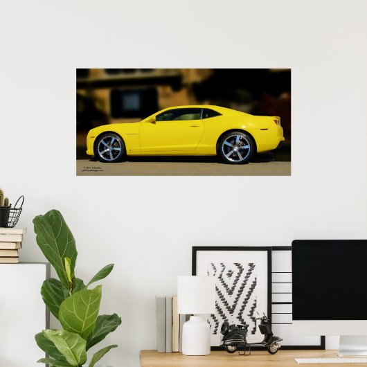 2010 CHEVY CAMARO POSTER ポスター (ホームオフィス)