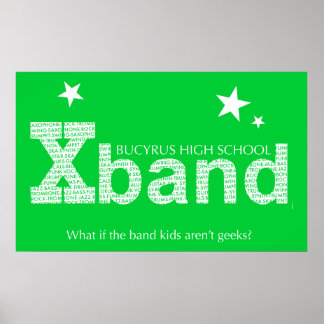 2010 Xbandポスター（ライムグリーン） ポスター