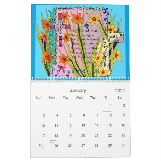 11年 お洒落なキリスト教のカレンダー カレンダー Zazzle Co Jp