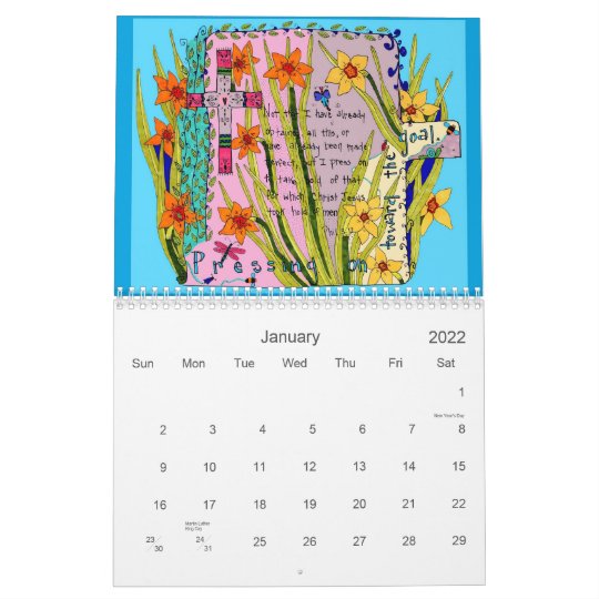 11年 お洒落なキリスト教のカレンダー カレンダー Zazzle Co Jp