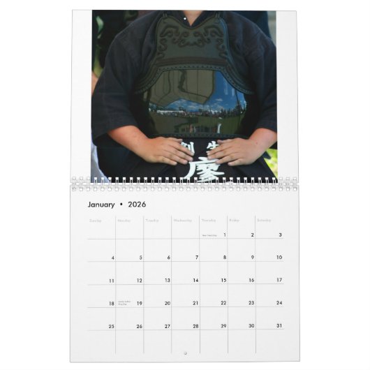 2011のコルクのBudokaiのカレンダー カレンダー (1月 2026)