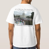 2011の税日のお茶会の茶ワイシャツ Tシャツ (裏面)