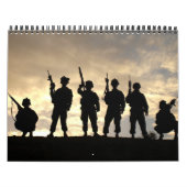 2011の軍のシルエット カレンダー (カバー)