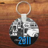 2011キーチェーングレーバスの卒業クラス キーホルダー (正面)