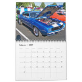2011クラシックChevy Muscle Carカレンダー カレンダー (2月 2027)