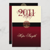 2011クリーム及びBurgandyのクラス 案内状 (正面/裏面)