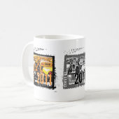 2011スクールバスのマグ2の卒業のクラス コーヒーマグカップ (正面左)