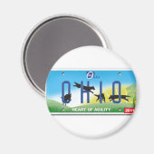 2011チームオハイオ機敏性 マグネット (正面/裏面)