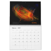 2011デジタル抽象美術のカレンダー カレンダー (2月 2027)