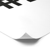 2011ハッシュタグ14誕生日記念日 ポスター (角)