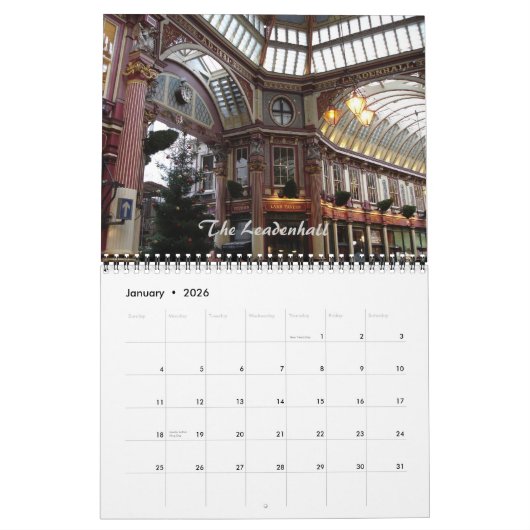 2011ロンドンのカレンダーの私を後を追って下さい カレンダー (1月 2026)