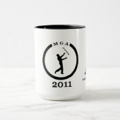 2011人のMGAのチャンピオンのマグ マグカップ (中央)