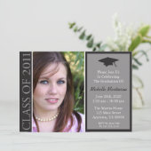 2011伝統的年卒業（黒）級 招待状 (スタンド正面)