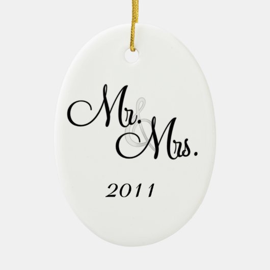 2011初めてのクリスマスのオーナメント セラミックオーナメント (正面)