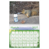 2011匹のリスのカレンダー カレンダー (3月 2027)