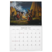 2011南西および先住民アメリカンインディアンアート カレンダー (2月 2027)