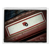 2011台の庭のトラクター カレンダー (カバー)