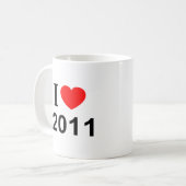 2011大好きマグカップ コーヒーマグカップ (正面左)