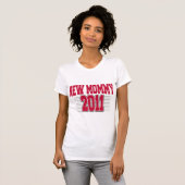 2011年のおもしろいで新しいお母さんのTシャツ Tシャツ (正面フル)