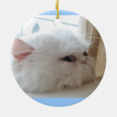2011年のクリスマスの子猫の夢 セラミックオーナメント (裏面)