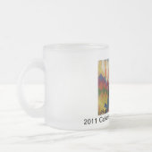 2011年のコロラド州の気球のフェスティバル フロストグラスマグカップ (左)