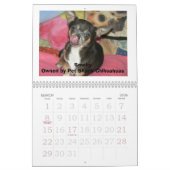 2011年のチワワCalander カレンダー (3月 2026)