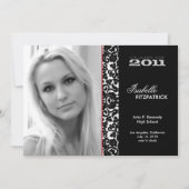 2011年のドラマチックなDamask卒業発表 案内状 (正面)