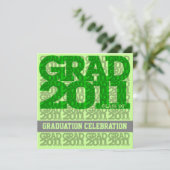 2011年の卒業のパーティの招待状のクラス03D 招待状 (スタンド正面)