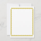 2011年の卒業の招待状のクラスEB162 招待状 (裏面)