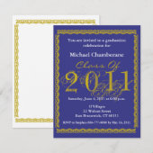 2011年の卒業の招待状のクラスEB162 招待状 (正面/裏面)