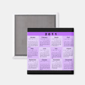 2011年の概要カレンダー マグネット (正面/裏面)