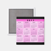 2011年の概要カレンダー マグネット (正面/裏面)