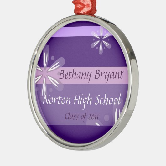 2011年の記念品の高校の授業 メタルオーナメント (左)