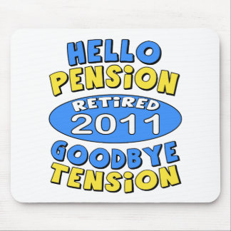 2011年の退職 マウスパッド