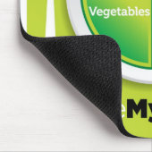 2011年の食糧ピラミッドは私のプレートのmousepadを選びます マウスパッド (コーナー)