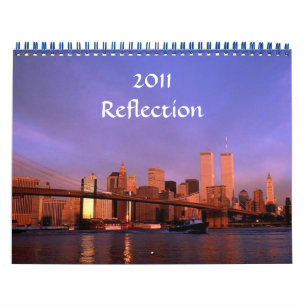2011年の「Reflection」カレンダーのツインタワーズビュー カレンダー