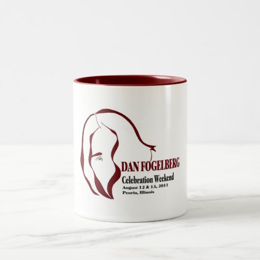 2011年のDFのお祝いラインスケッチのマグ ツートーンマグカップ (中央)